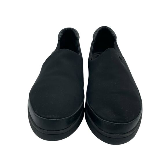 Donald J Pliner Mera-D Black Neoprene Round Toe Slip On Platform Sneakers - Picture 2 of 10